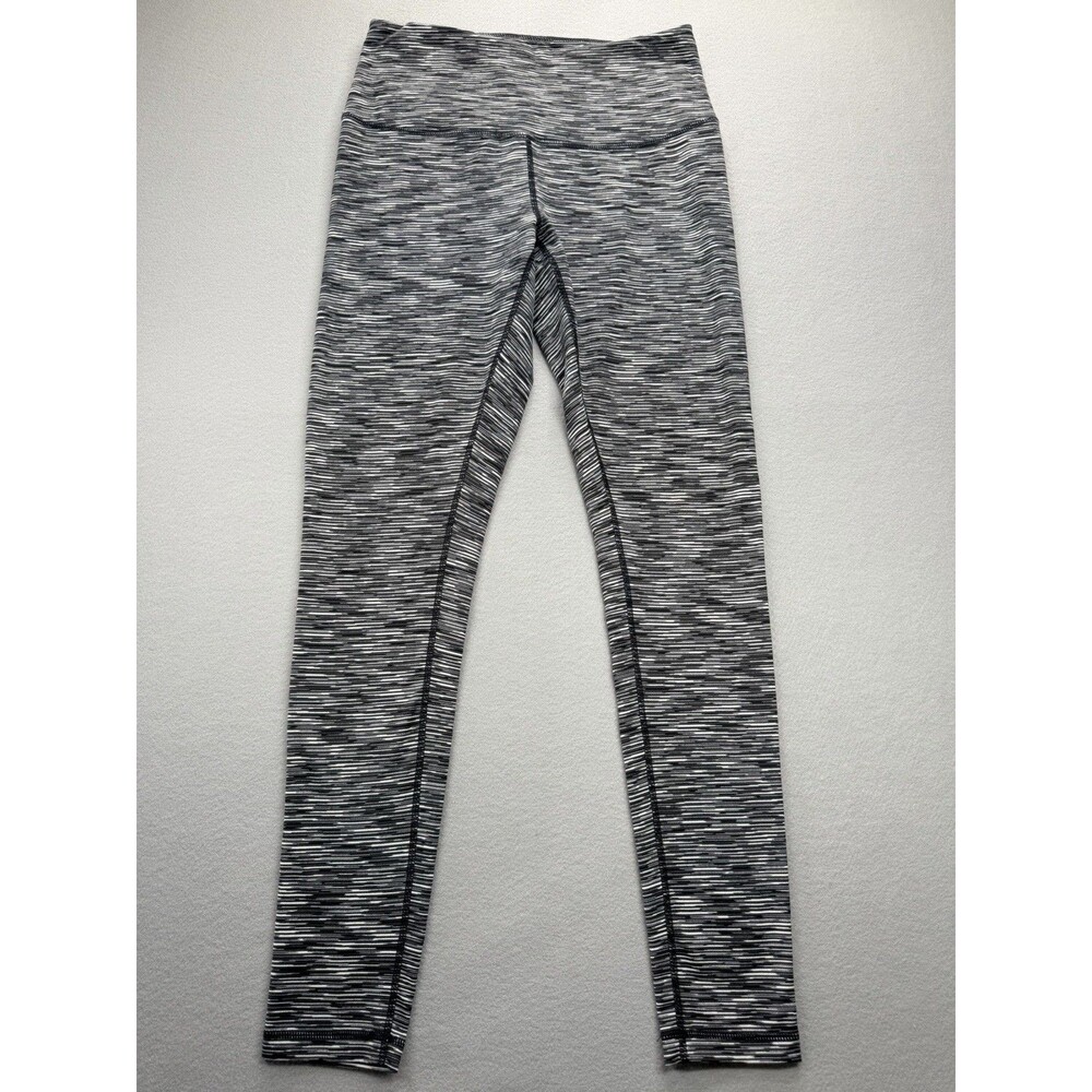 Zella Womens M High Rise Leggings Gray Space Dye Yoga Athletic Stretch Pants